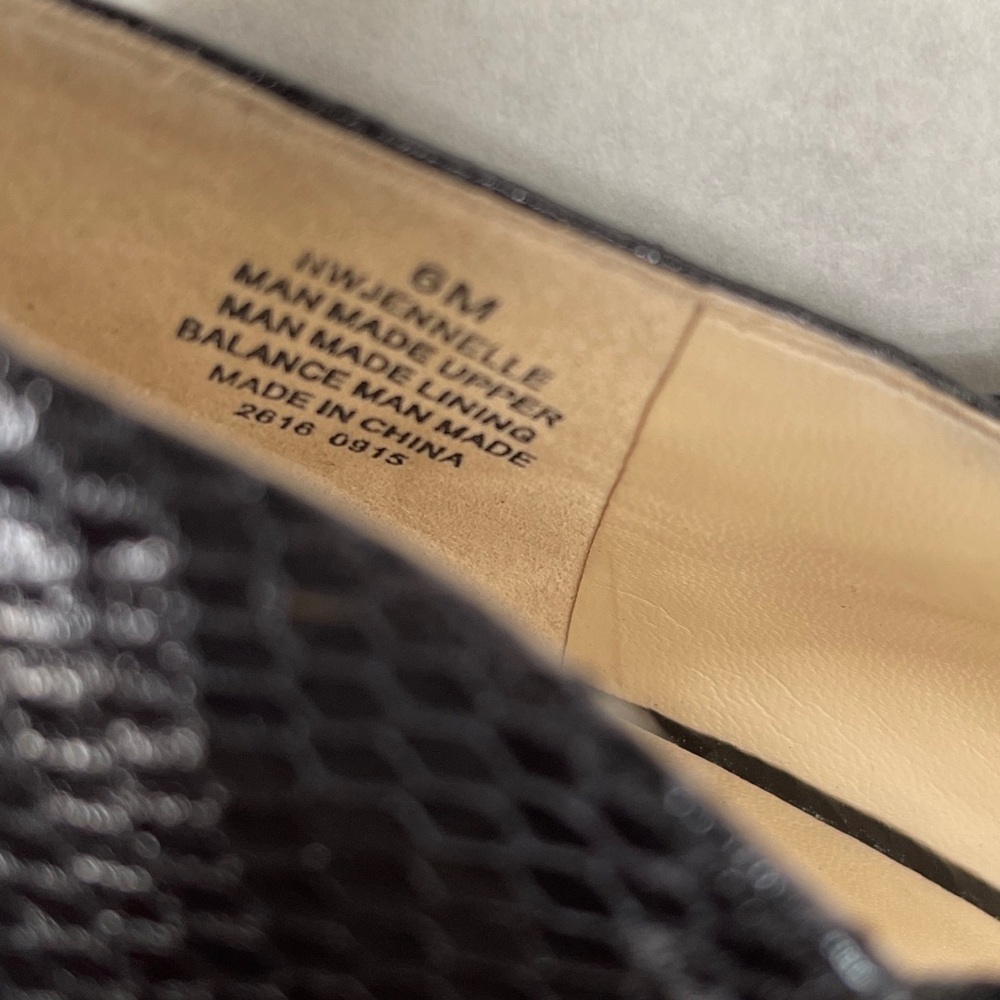 Nine West Jennelle Black high heel Shoes in size us 6M - Picture 9 of 10